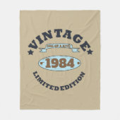 Gepersonaliseerd 40-jarig 40-jarig  verjaardagsfee fleece deken (Voorkant)