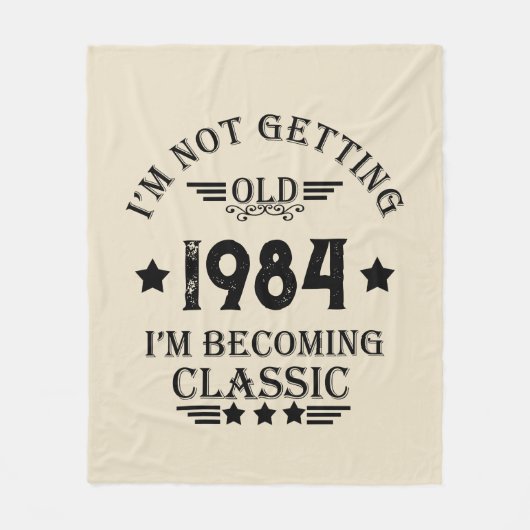 Gepersonaliseerd 40-jarig 40-jarig  verjaardagsfee fleece deken (Voorkant)