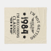 Gepersonaliseerd 40-jarig 40-jarig  verjaardagsfee fleece deken (Voorkant (Horizontaal))