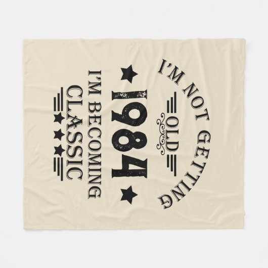 Gepersonaliseerd 40-jarig 40-jarig  verjaardagsfee fleece deken (Voorkant (Horizontaal))