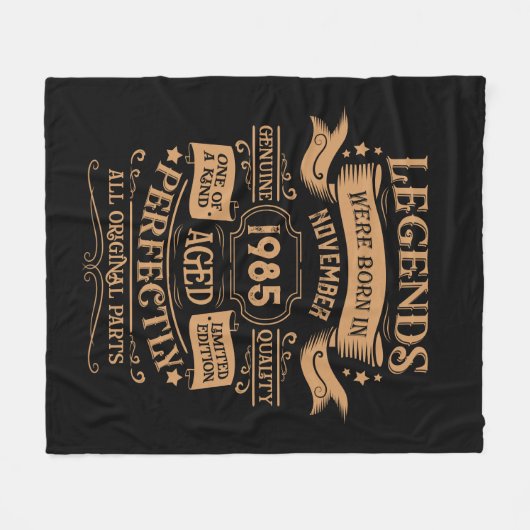 Gepersonaliseerd 40-jarig 40-jarig  verjaardagsfee fleece deken (Voorkant (Horizontaal))