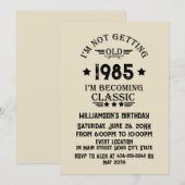 Gepersonaliseerd 40-jarig 40-jarig  verjaardagsfee kaart (Voorkant / Achterkant)