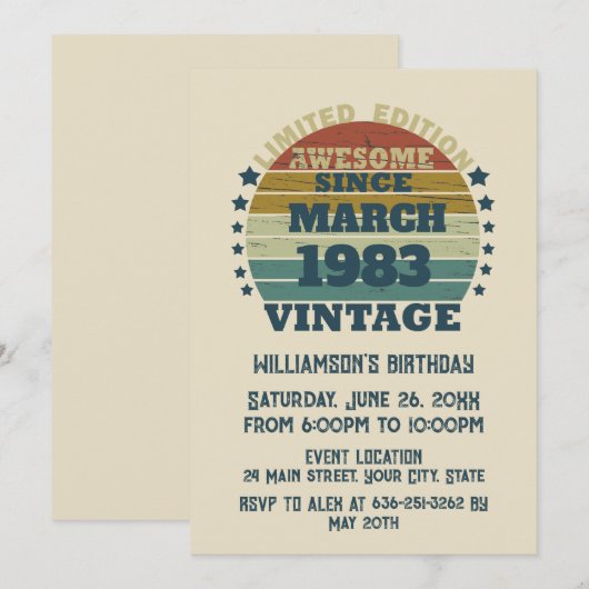 Gepersonaliseerd 40-jarig 40-jarig  verjaardagsfee kaart (Voorkant / Achterkant)