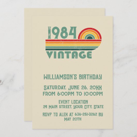 Gepersonaliseerd 40-jarig 40-jarig  verjaardagsfee kaart (Voorkant / Achterkant)