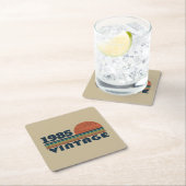 Gepersonaliseerd 40-jarig 40-jarig verjaardagsfee kartonnen onderzetters (Insitu)