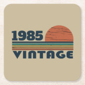 Gepersonaliseerd 40-jarig 40-jarig  verjaardagsfee kartonnen onderzetters (Voorkant)