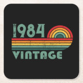 Gepersonaliseerd 40-jarig 40-jarig  verjaardagsfee kartonnen onderzetters (Voorkant)