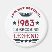 Gepersonaliseerd 40-jarig 40-jarig  verjaardagsfee magneet (Voorkant)