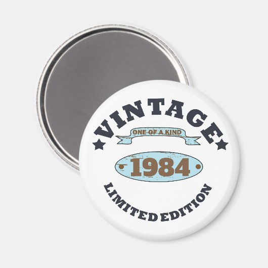 Gepersonaliseerd 40-jarig 40-jarig  verjaardagsfee magneet (Voorkant / Achterkant)