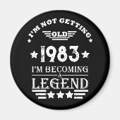 Gepersonaliseerd 40-jarig 40-jarig  verjaardagsfee magneet (Voorkant)