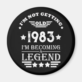 Gepersonaliseerd 40-jarig 40-jarig  verjaardagsfee magneet