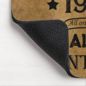 Gepersonaliseerd 40-jarig 40-jarig  verjaardagsfee muismat (Hoek)