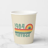 Gepersonaliseerd 40-jarig 40-jarig  verjaardagsfee papieren bekers (Voorkant)