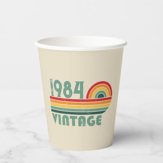 Gepersonaliseerd 40-jarig 40-jarig  verjaardagsfee papieren bekers (Voorkant)