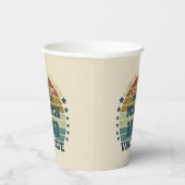 Gepersonaliseerd 40-jarig 40-jarig  verjaardagsfee papieren bekers (Rechts)