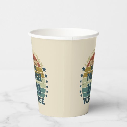 Gepersonaliseerd 40-jarig 40-jarig  verjaardagsfee papieren bekers (Rechts)