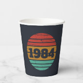 Gepersonaliseerd 40-jarig 40-jarig  verjaardagsfee papieren bekers (Achterkant)