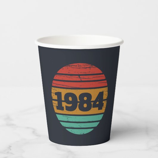 Gepersonaliseerd 40-jarig 40-jarig  verjaardagsfee papieren bekers (Achterkant)