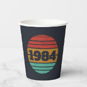 Gepersonaliseerd 40-jarig 40-jarig  verjaardagsfee papieren bekers (Voorkant)