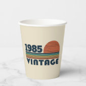 Gepersonaliseerd 40-jarig 40-jarig  verjaardagsfee papieren bekers (Voorkant)