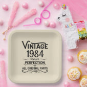 Gepersonaliseerd 40-jarig 40-jarig verjaardagsfee papieren bordje (Feest)