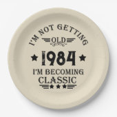 Gepersonaliseerd 40-jarig 40-jarig  verjaardagsfee papieren bordje (Voorkant)