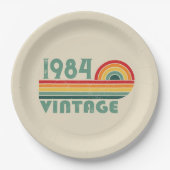 Gepersonaliseerd 40-jarig 40-jarig  verjaardagsfee papieren bordje (Voorkant)