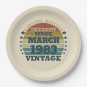 Gepersonaliseerd 40-jarig 40-jarig  verjaardagsfee papieren bordje (Voorkant)