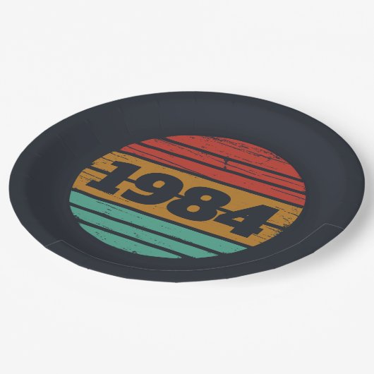 Gepersonaliseerd 40-jarig 40-jarig verjaardagsfee papieren bordje (Gekanteld)