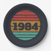 Gepersonaliseerd 40-jarig 40-jarig  verjaardagsfee papieren bordje (Voorkant)