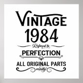 Gepersonaliseerd 40-jarig 40-jarig  verjaardagsfee poster (Voorkant)