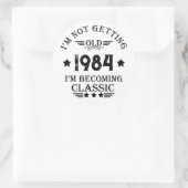 Gepersonaliseerd 40-jarig 40-jarig  verjaardagsfee ronde sticker (Tas)