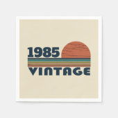 Gepersonaliseerd 40-jarig 40-jarig  verjaardagsfee servet (Voorkant)