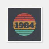 Gepersonaliseerd 40-jarig 40-jarig  verjaardagsfee servet (Voorkant)