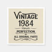 Gepersonaliseerd 40-jarig 40-jarig  verjaardagsfee servet (Voorkant)