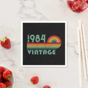 Gepersonaliseerd 40-jarig 40-jarig verjaardagsfee servet