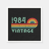 Gepersonaliseerd 40-jarig 40-jarig verjaardagsfee servet (Voorkant)