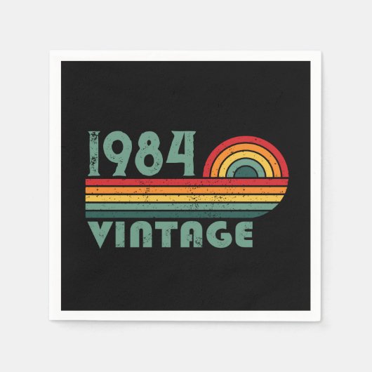 Gepersonaliseerd 40-jarig 40-jarig verjaardagsfee servet (Voorkant)