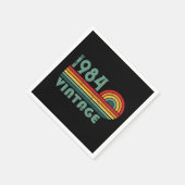 Gepersonaliseerd 40-jarig 40-jarig verjaardagsfee servet (Hoek)