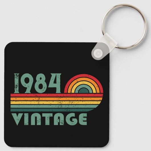 Gepersonaliseerd 40-jarig 40-jarig  verjaardagsfee sleutelhanger (Achterkant)