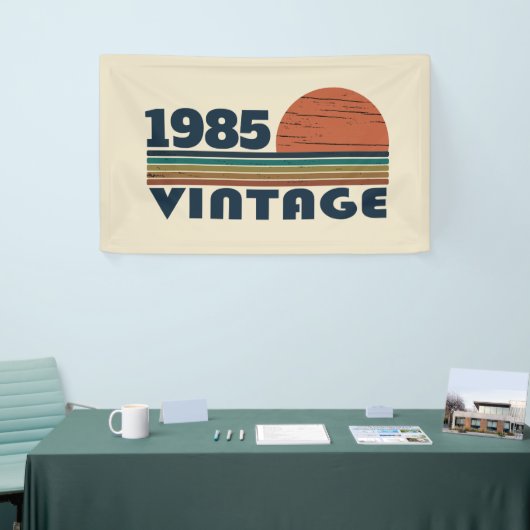 Gepersonaliseerd 40-jarig 40-jarig verjaardagsfee spandoek (Beurs)