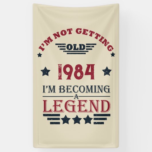 Gepersonaliseerd 40-jarig 40-jarig verjaardagsfee spandoek (Verticaal)