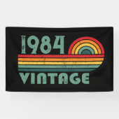 Gepersonaliseerd 40-jarig 40-jarig  verjaardagsfee spandoek (Horizontaal)