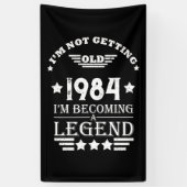 Gepersonaliseerd 40-jarig 40-jarig  verjaardagsfee spandoek (Verticaal)