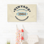 Gepersonaliseerd 40-jarig 40-jarig verjaardagsfee spandoek (Insitu)