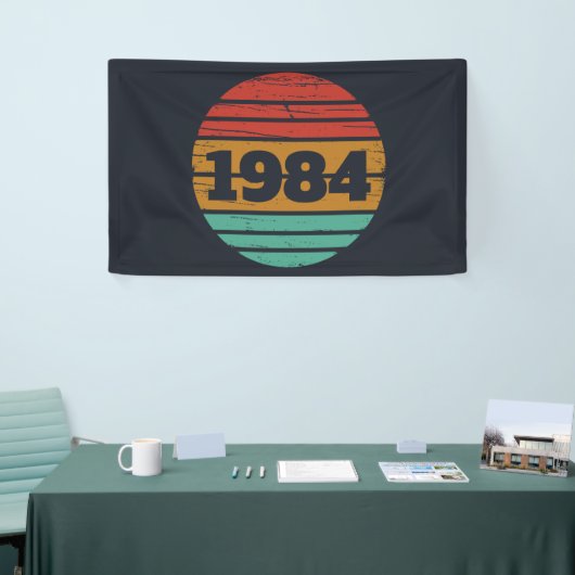 Gepersonaliseerd 40-jarig 40-jarig verjaardagsfee spandoek (Beurs)