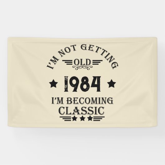 Gepersonaliseerd 40-jarig 40-jarig  verjaardagsfee spandoek (Horizontaal)