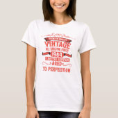 Gepersonaliseerd 40-jarig 40-jarig  verjaardagsfee t-shirt (Voorkant)