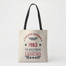 Gepersonaliseerd 40-jarig 40-jarig  verjaardagsfee tote bag