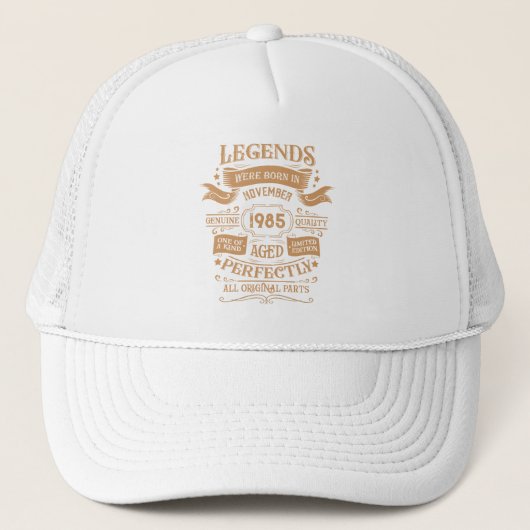 Gepersonaliseerd 40-jarig 40-jarig  verjaardagsfee trucker pet (Voorkant)